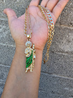 GREEN SAN JUDAS TADEO SET