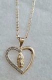 Virgen de guadalupe en corazon