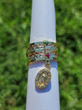 Tricolor virgencita semanario ring