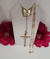 Rosario Virgen de Guadalupe en mariposa
