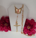 Rosario Virgen de Guadalupe en mariposa
