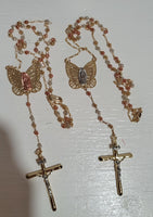 Rosario Virgen de Guadalupe en mariposa